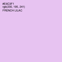 #E6C3F1 - French Lilac Color Image